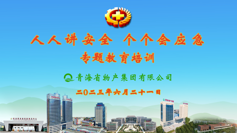 提高安全管理水平 落實全員安全責任——集團安委會舉辦2023年“人人講安全，個個會應急”專題教育培訓